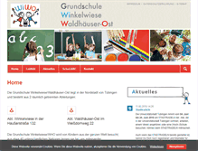 Tablet Screenshot of grundschule-wiwo.de